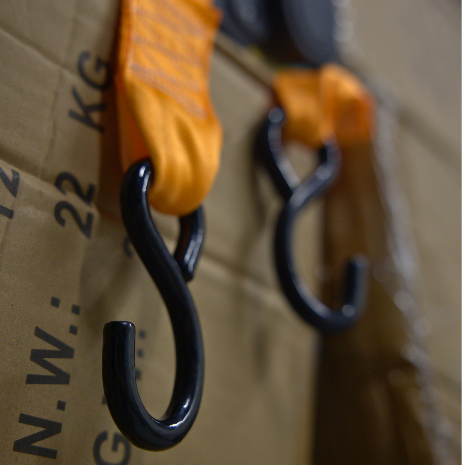 5x Pack of 4.5m Retractable Tie Downs